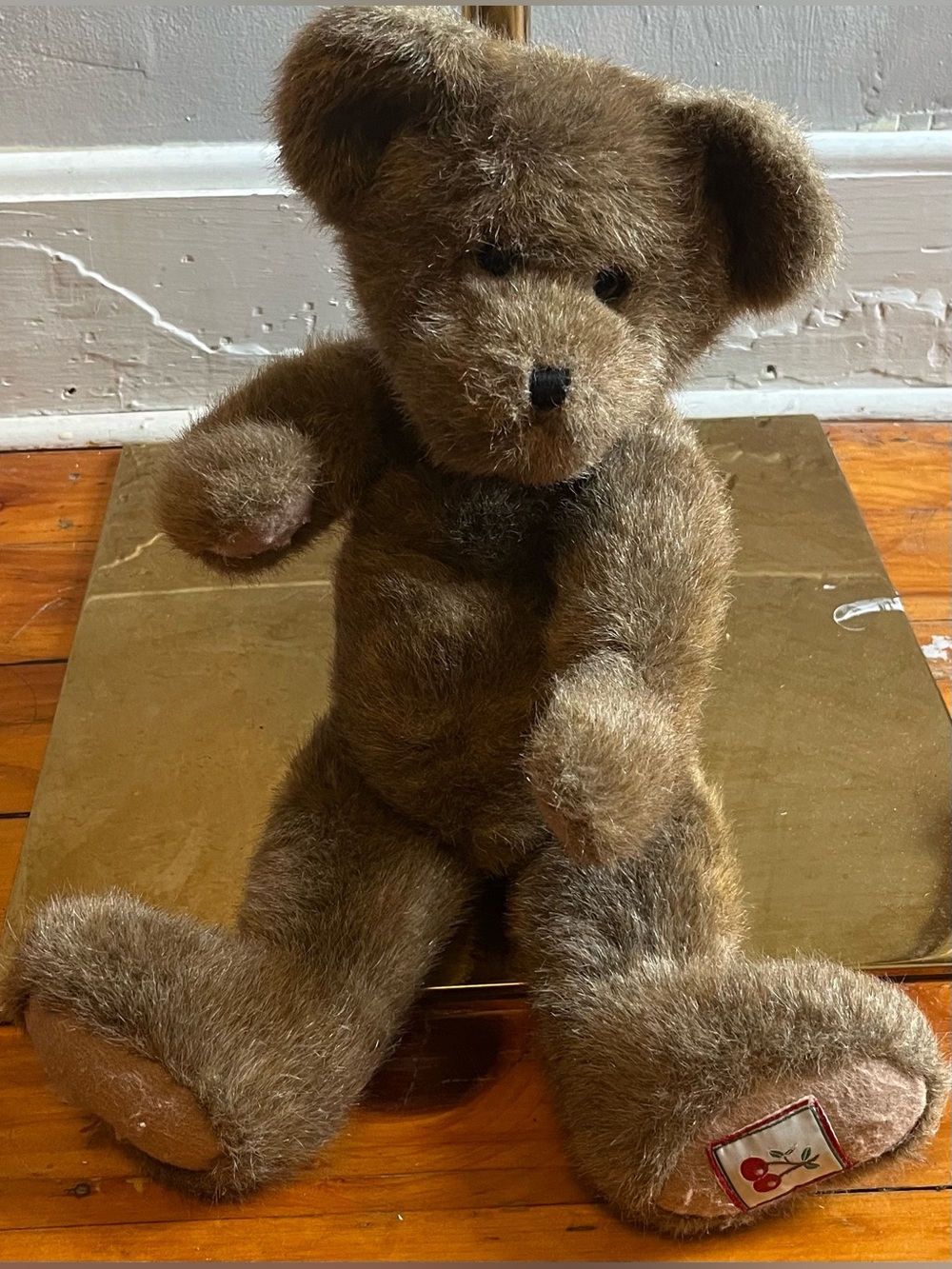 Boyds Bears Miranda Cherry Bear Vintage J.B. Beans Collection Plush 16” 2002